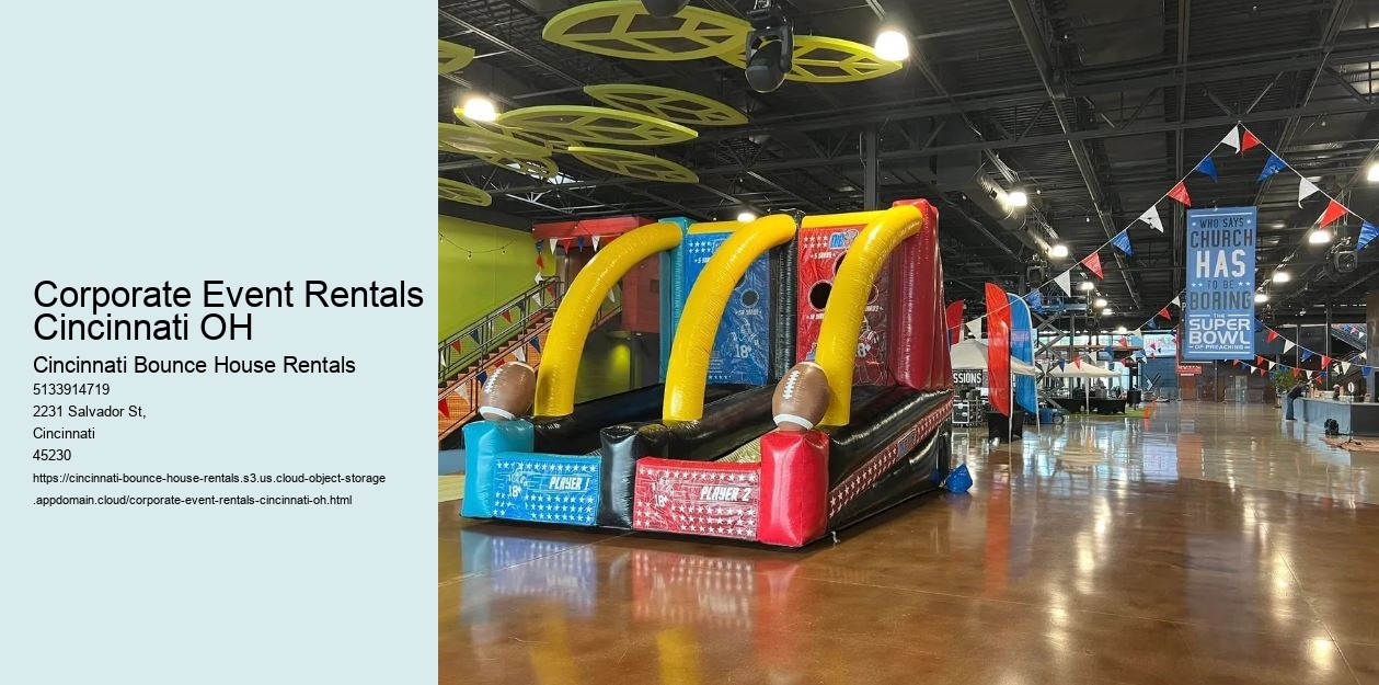 Corporate Event Rentals Cincinnati OH