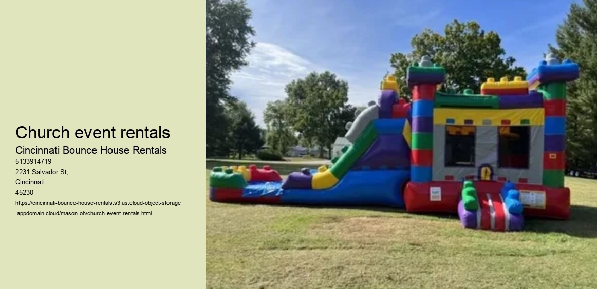 Church event rentals