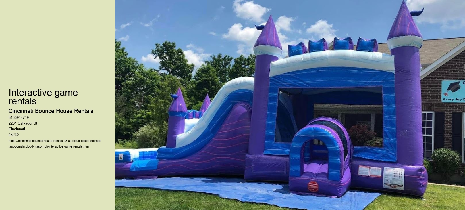 Interactive game rentals