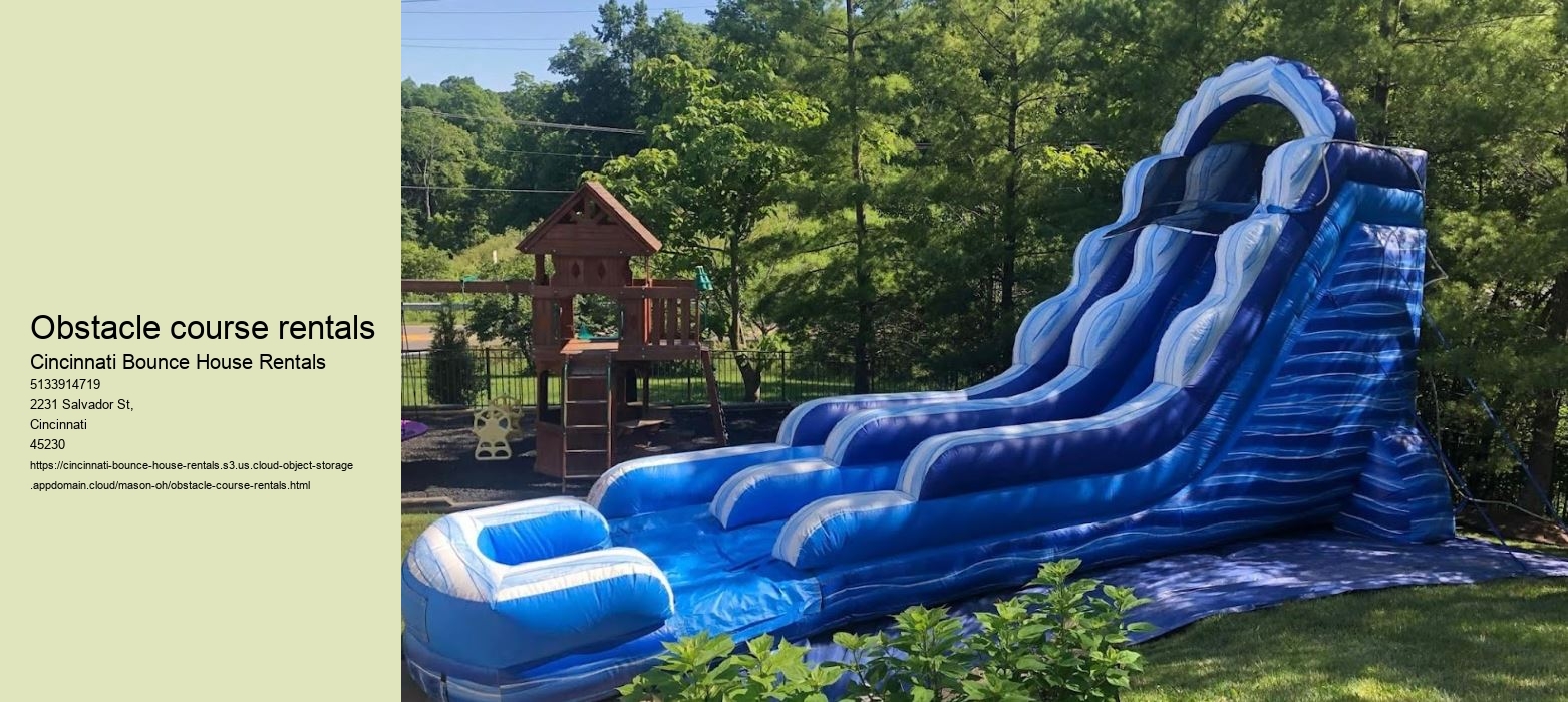 Obstacle course rentals