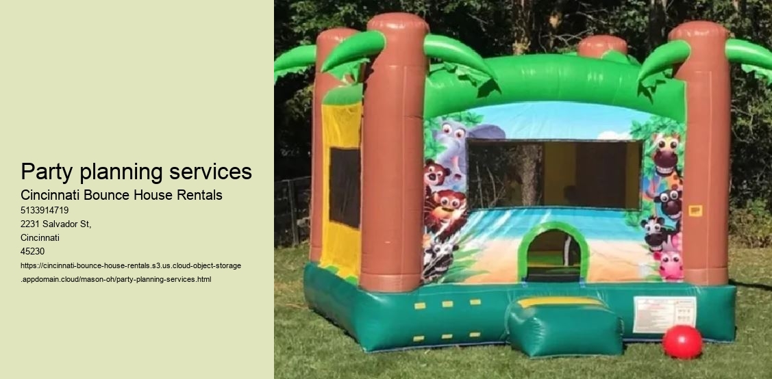 Party planning services